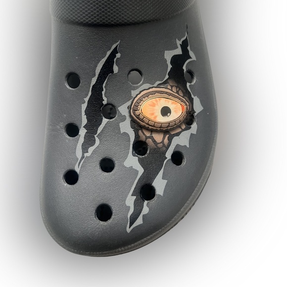 CROCS Men’s Jurassic World All Terrain “Caution Live Dinosaur” Clog Size 10 - Picture 3 of 9